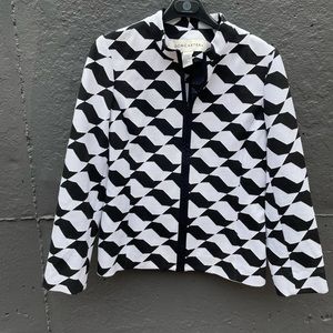 Like New! Doncaster Bold Print Zipper Blazer.